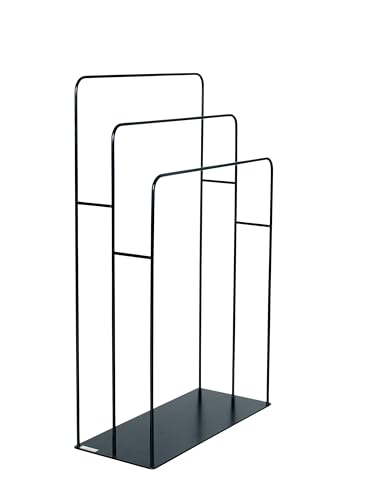 MyWire® Premium Handtuchhalter freistehend ENNS (Graphitschwarz), Handtuchständer, Badetuchhalter, mit 3 Handtuchstangen aus Metall von MYWIRE