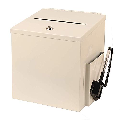 Briefkasten, Briefkasten außerhalb von Briefkästen, Vorschlagskasten, Wahlurne for Schulen/Postämter/Wohnungen(White) von MYXJX