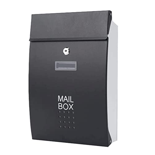 Briefkasten, Wandmontierte Briefkästen mit Schloss, einfache Briefkastenpfosten, Doppeltür-Briefkästen for Wohnvillen, Briefkasten Briefkasten, Wandmontierte Briefkästen mit Schloss, einfache Briefkastenpfosten, Doppeltür-Briefkästen for Wohnvillen, Briefkasten von MYXJX