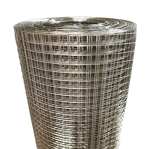 Drahtgeflecht, 304 Edelstahl Schweißdrahtgeflecht 18mm Loch Quadrat Hardware Tuch Zaun Mesh Roll Garten Netting for Oder Tier Control(1x2m) von MYXJX