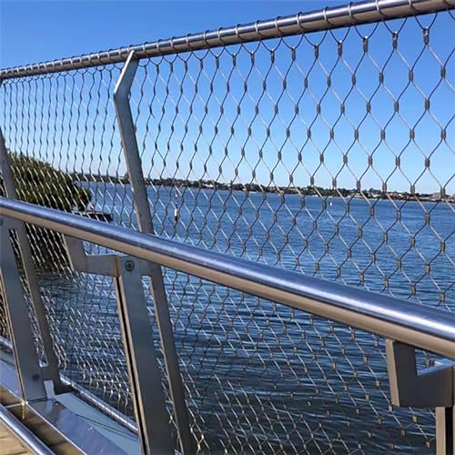 Drahtgeflecht, Flexibles Sicherheitsnetz aus Maschenseil, dehnbares Balustraden-Füllnetz, Käfignetz for Tiere und Geflügel - verschiedene Größen(A,Mesh 3cm) von MYXJX