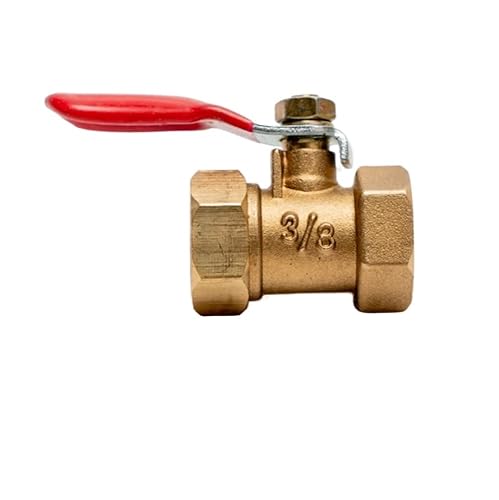 Kugelhahn, 1 STÜCK 1/8 "1/4" 3/8 "1/2" Messing Kleiner Kugelhahn Innen-/Außengewinde Ventilverbinder Joint Kupferrohrverschraubung(As Picture8) von MYXJX