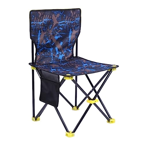 MYXJX Campingstuhl, Ultraleichter tragbarer Klappstuhl – zusammenklappbarer Rasen- und Campingstuhl for Outdoor-Abenteuer(Rosso,38 * 65cm) von MYXJX