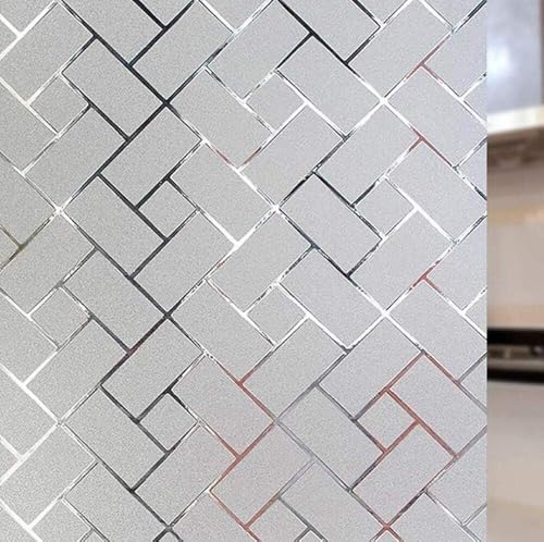 MYXJX Fensterfolie für mehr Privatsphäre, PVC-Fensteraufkleber mit privater Wärmeregulierung, mattiert, abnehmbar und langlebig(80cmx100cm) von MYXJX
