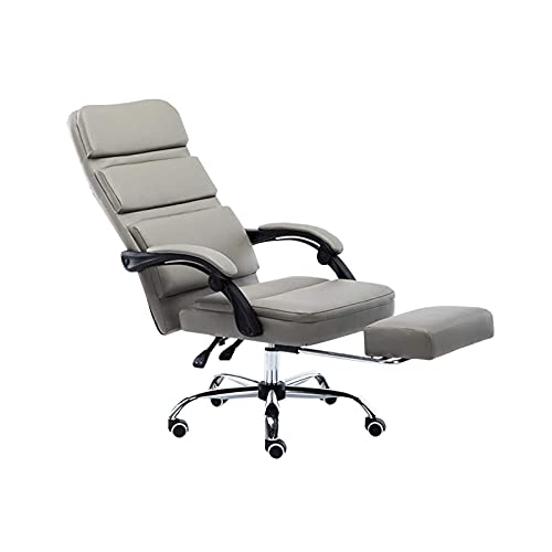 MYXJX Gaming-Stuhl, Gamichair, Bequemer Liegestuhl mit hoher Rückenlehne, Stabiler Computerstuhl, Schlafzimmer, Wohnzimmer, Schreibtischstuhl/Blau(Grey) von MYXJX