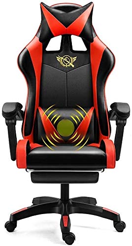 MYXJX Gaming-Stuhl, Gamiseats, Home Computer Bürostuhl Gamie-Sports Stuhl Ergonomischer Reclinilift Swivel/D/a(Red,B) von MYXJX