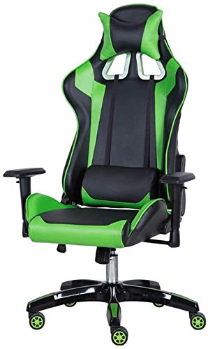 MYXJX Gaming-Stuhl, Gamisitze, Computer-Bürostuhl Esports Gamichair Lyibackrest Lift/Rot(Green) von MYXJX