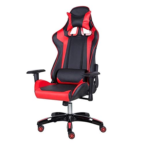 MYXJX Gaming-Stuhl, Gamisitze, Computer-Bürostuhl Esports Gamichair Lyibackrest Lift/Rot(Red) von MYXJX