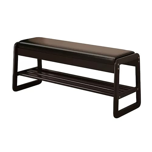 MYXJX Schuhbank, Schuhregalbank aus Holz mit Sitz und Aufbewahrungsorganisator, Flurmöbel for kleine Wohnungen von MYXJX