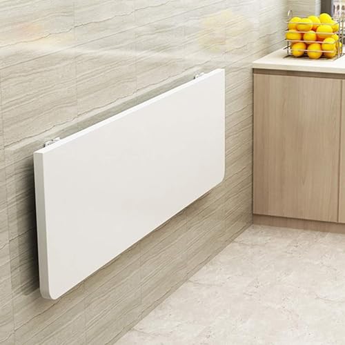 MYXJX ausklappbarer Schreibtisch, FoldDown Esstisch, Faltbarer Frühstücksbartisch, schwebender Beistelltisch, Schreibtisch(L100xW40cm/L39xW16in) von MYXJX