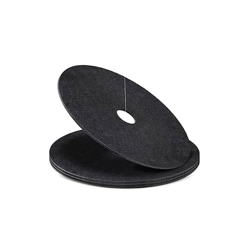 Mulchring, 10 stücke Nicht-Woven Abbaubar Stoff Baum Mulch Ring Protector Matte Wiederverwendbare Unkraut Barriere(15CMX15CMX2CM) von MYXJX