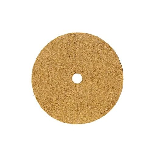 Mulchring, Schutz Kokosmulch Abdeckung Mulch Disc Unkrautbekämpfung Anlage Abdeckung Kokos Matte for Garten 10 stücke(25cm) von MYXJX