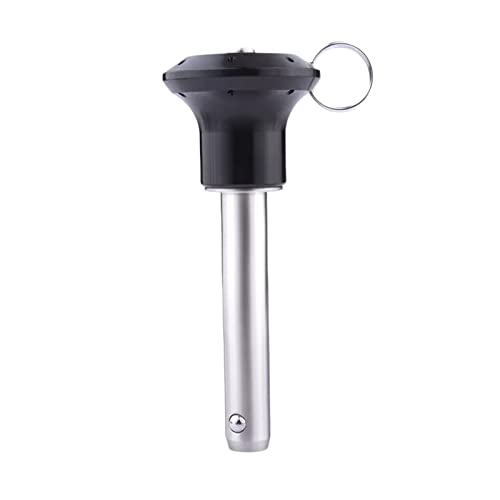 Sicherungsstifte, 1 Stück VCN111 Durchmesser 5 mm Aluminiumkopf Edelstahlknopf Schnellverschlussstift, Kugelkopf-Sicherungsstift for Audiogeräte(VCN111 5 80mm) von MYXJX