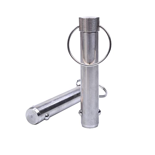 Sicherungsstifte, 1 Stück VCN114 Durchmesser 16 mm Edelstahlfeder Hochleistungs-Schnellverschlussstift, Kugelkopf-Befestigungsstift mit Zugring(VCN114 16 75mm) von MYXJX