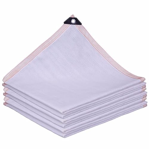 Sonnensegel, Sonnenschutz- und Wärmedämmnetz mit Ösen, Sonnenschutzabdeckung for den Außenbereich, Schattennetz for Garten(2x2m/6.56x6.56ft) von MYXJX