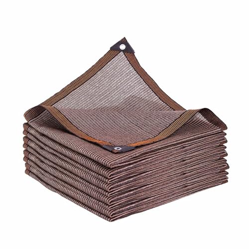 Sonnensegel, Sonnenschutznetz, 95% Sonnenschutz, Schattentuchnetz, schwarz, beständig – Pflanzenbeschattung, Gartenschattennetzplane zur Pflanzenabdeckung(6x6m/19.6x19.6ft) von MYXJX