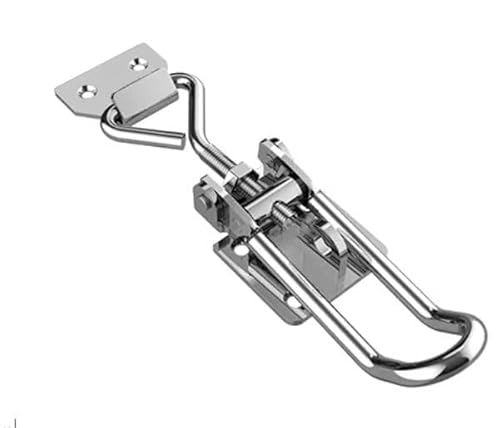 Verriegelung, 1 Stück Toggle Clamp Latch Heavy Duty Toggle Latch Metall Toggle Lock Metall Toggle Fänge Toggle Latch Clamp Befestigen Gepäck Schloss(A) von MYXJX