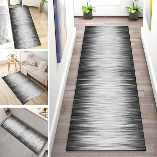 MYYNLI Teppich Läufer Flur rutschfest 40x120cm Lichtgraugradient Waschbar Meterware Schlafzimmer Korridor Teppichläufer Lang, Länge Anpassbare, Breite 40-120cm MYYNLI Teppich Läufer Flur rutschfest 40x120cm Lichtgraugradient Waschbar Meterware Schlafzimmer Korridor Teppichläufer Lang, Länge Anpassbare, Breite 40-120cm von MYYNLI