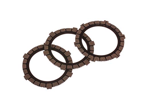 MZA Set: 3x Reibbelag, Kupplungsscheibe A6 - Simson SR4-1 Spatz, SR2, KR50 von MZA
