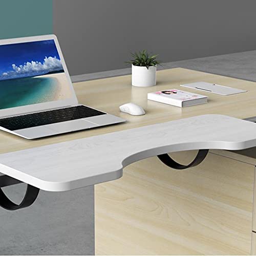 MZBDYYF Computertisch-Verlängerungsablage, 55 x 24 cm, Tastaturablage, Armstützplattform, schwarz/weiß, Tastaturschublade mit Bogen-Clip-Design MZBDYYF Computertisch-Verlängerungsablage, 55 x 24 cm, Tastaturablage, Armstützplattform, schwarz/weiß, Tastaturschublade mit Bogen-Clip-Design von MZBDYYF