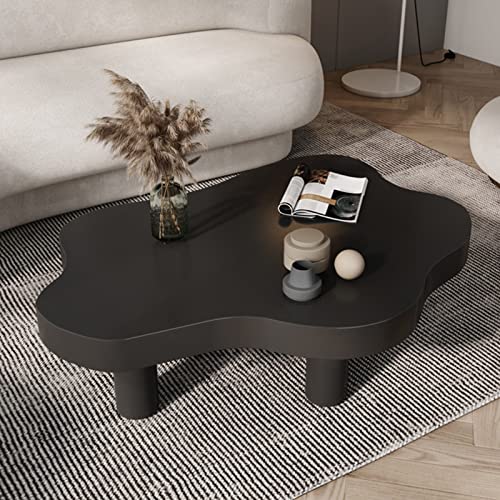 MZBDYYF Couchtisch aus unregelmäßigem Holz, runde Ecken, dicker Beistelltisch, niedlicher Akzent, moderner Couchtisch mit 3 Beinen für Wohnzimmermöbel MZBDYYF Couchtisch aus unregelmäßigem Holz, runde Ecken, dicker Beistelltisch, niedlicher Akzent, moderner Couchtisch mit 3 Beinen für Wohnzimmermöbel von MZBDYYF