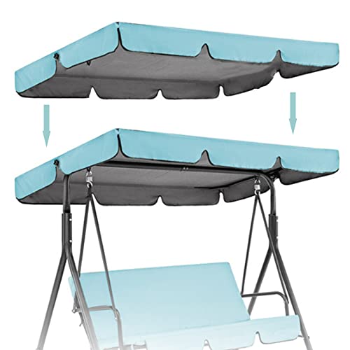 MZBDYYF Patio Canopy Swing Cover Replacement Canopy for Swing Seat 2 & 3 Seater Swing Chair Canopy Cover Anti-UV/Waterproof Hammock Cover Top for Outdoor Garden Patio MZBDYYF Patio Canopy Swing Cover Replacement Canopy for Swing Seat 2 & 3 Seater Swing Chair Canopy Cover Anti-UV/Waterproof Hammock Cover Top for Outdoor Garden Patio von MZBDYYF