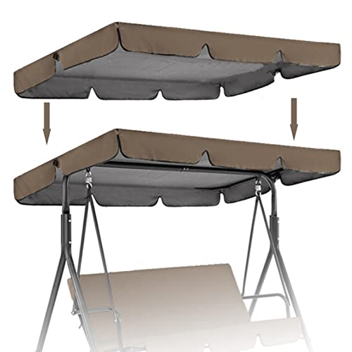 MZBDYYF Patio Canopy Swing Cover Replacement Canopy for Swing Seat 2 & 3 Seater Swing Chair Canopy Cover Anti-UV/Waterproof Hammock Cover Top for Outdoor Garden Patio MZBDYYF Patio Canopy Swing Cover Replacement Canopy for Swing Seat 2 & 3 Seater Swing Chair Canopy Cover Anti-UV/Waterproof Hammock Cover Top for Outdoor Garden Patio von MZBDYYF