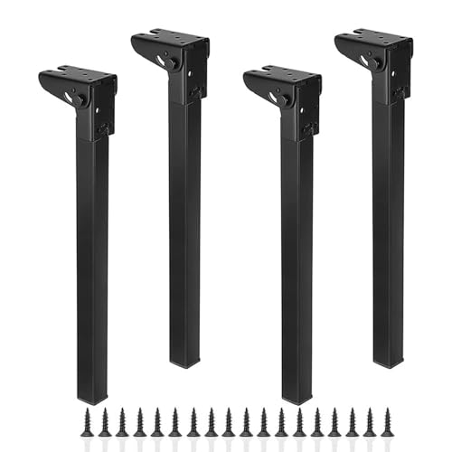 MZBDYYF Robuste Klapptischbeine, selbstsichernde, faltbare Ersatzbeine aus Metall, schnelle Installation, Möbelbeine für Kaffee, Beistelltische, Schreibtische, Nachttisch von MZBDYYF