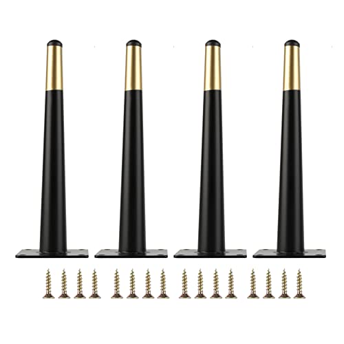 MZBDYYF Set mit 4 geraden Metall-Möbelbeinen, konische Unterstützung, TV-Schrankfüße, DIY-Ersatzteile für Sofa, Tisch, Couch, Schrank MZBDYYF Set mit 4 geraden Metall-Möbelbeinen, konische Unterstützung, TV-Schrankfüße, DIY-Ersatzteile für Sofa, Tisch, Couch, Schrank von MZBDYYF