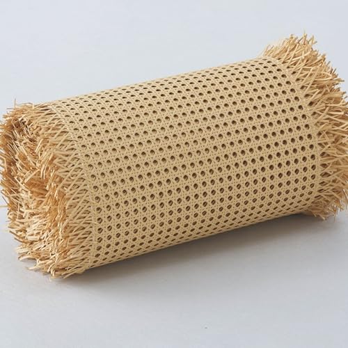 MZECH Natürliche Rattan Geflecht, Wiener Geflecht Meterware 35 x 100 cm, Rattan Meterware Gewebtes Rattan, Rattan Rolle für Caning-Projekte Heimwerker Schrank Stuhl Möbel(100x100cm) von MZECH