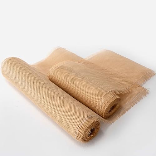 MZECH Natürliche Rattan Geflecht, Wiener Geflecht Meterware 35 x 100 cm, Rattan Meterware Gewebtes Rattan, Rattan Rolle für Caning-Projekte Heimwerker Schrank Stuhl Möbel(100x250cm) von MZECH