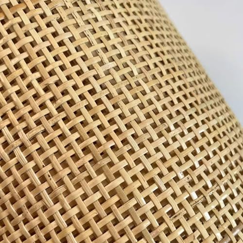 MZECH Natürliche Rattan Geflecht, Wiener Geflecht Meterware 35 x 100 cm, Rattan Meterware Gewebtes Rattan, Rattan Rolle für Caning-Projekte Heimwerker Schrank Stuhl Möbel(40x400cm) von MZECH