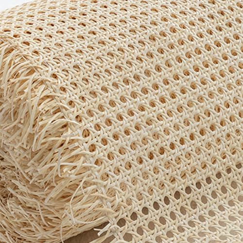 MZECH Natürliche Rattan Geflecht, Wiener Geflecht Meterware 35 x 100 cm, Rattan Meterware Gewebtes Rattan, Rattan Rolle für Caning-Projekte Heimwerker Schrank Stuhl Möbel(50x100cm) von MZECH