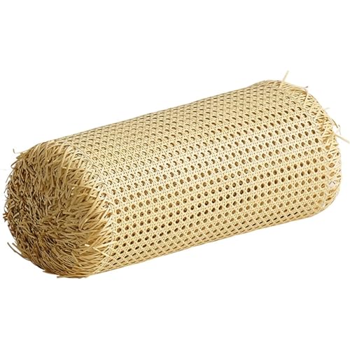 MZECH Natürliche Rattan Geflecht, Wiener Geflecht Meterware 35 x 100 cm, Rattan Meterware Gewebtes Rattan, Rattan Rolle für Caning-Projekte Heimwerker Schrank Stuhl Möbel(50x250cm) von MZECH