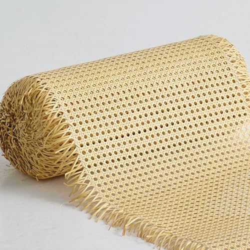 MZECH Natürliche Rattan Geflecht, Wiener Geflecht Meterware 35 x 100 cm, Rattan Meterware Gewebtes Rattan, Rattan Rolle für Caning-Projekte Heimwerker Schrank Stuhl Möbel(60x100cm) von MZECH