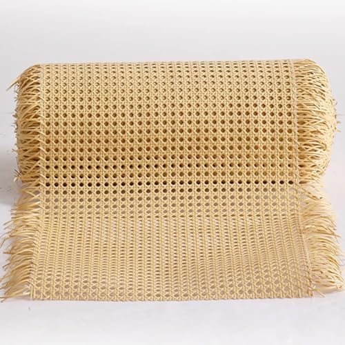MZECH Natürliche Rattan Geflecht, Wiener Geflecht Meterware 35 x 100 cm, Rattan Meterware Gewebtes Rattan, Rattan Rolle für Caning-Projekte Heimwerker Schrank Stuhl Möbel(60x300cm) von MZECH