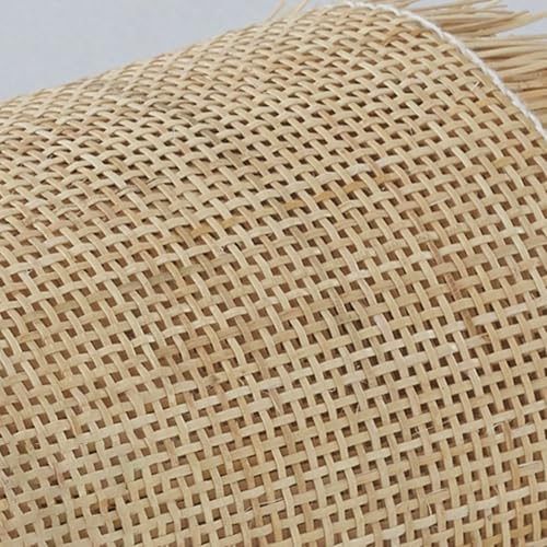 MZECH Natürliche Rattan Geflecht, Wiener Geflecht Meterware 35 x 100 cm, Rattan Meterware Gewebtes Rattan, Rattan Rolle für Caning-Projekte Heimwerker Schrank Stuhl Möbel(60x400cm) von MZECH