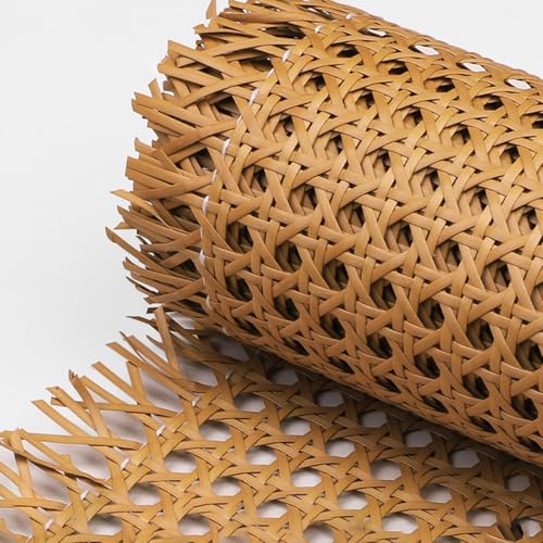 MZECH Natürliche Rattan Geflecht, Wiener Geflecht Meterware 35 x 100 cm, Rattan Meterware Gewebtes Rattan, Rattan Rolle für Caning-Projekte Heimwerker Schrank Stuhl Möbel(70x100cm) von MZECH
