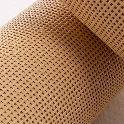 MZECH Natürliche Rattan Geflecht, Wiener Geflecht Meterware 35 x 100 cm, Rattan Meterware Gewebtes Rattan, Rattan Rolle für Caning-Projekte Heimwerker Schrank Stuhl Möbel(90x400cm) von MZECH