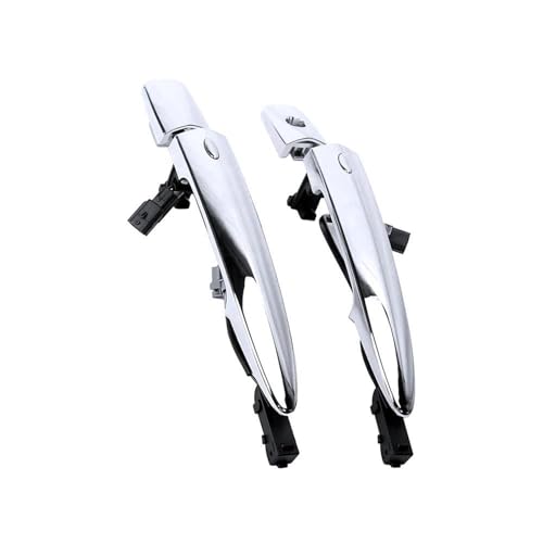 Auto-Front-Chrom-Außentürgriffe Für Für Leaf Für Maxima Für Murano Für Sentra Silber ABS 826469N00A 806469N00A 806451AA0A 2 Stück von MZEER