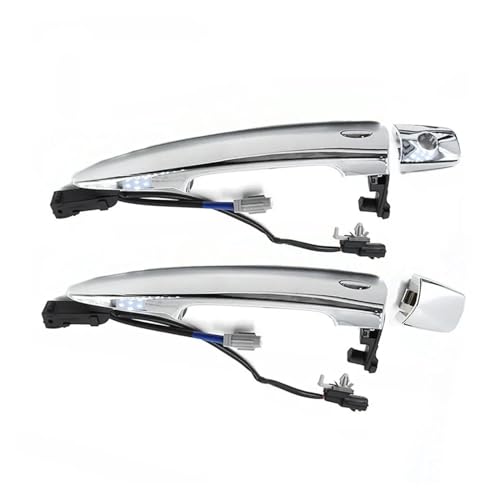 Auto Vorne Links Rechts Chrom Außentürgriffe Für Für Leaf Für Maxima Für Murano Für Sentra 2009-2018 826469N00A 806469N00A 806451AA0A(Links und rechts) von MZEER