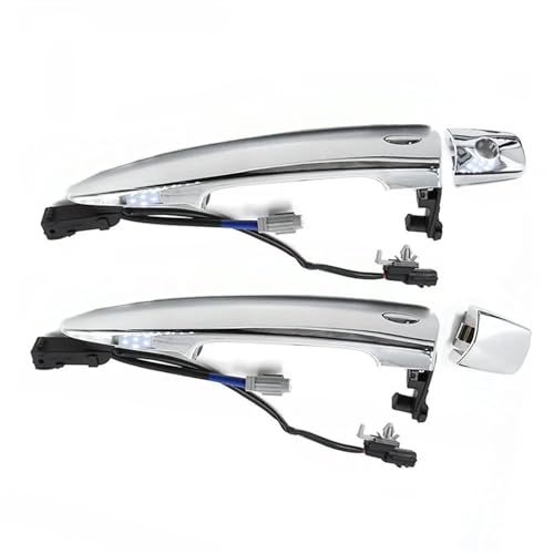 Für Für Leaf Für Maxima Für Murano Für Sentra Chrom Auto Vordere Außentürgriffe Silber ABS 826469N00A 806469N00A 806451AA0A(Links und rechts) von MZEER