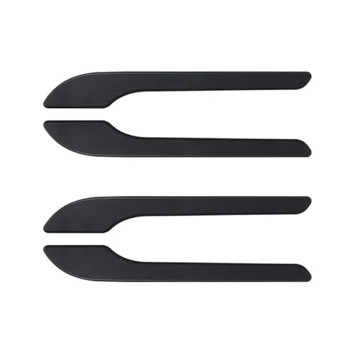 Für Tesla Für Modell 3 2021-2023 Carbon Faser Strukturierte ABS Styling Langlebig Zubehör Auto Türgriff Abdeckung Schutz Aufkleber(Matte Black) von MZEER