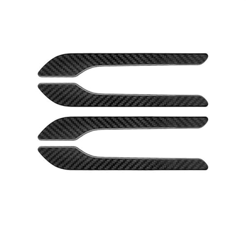 Für Tesla Für Modell 3 Y 2017-2023 Auto Türgriff Abdeckung Schutz Aufkleber Carbon Faser Styling Premium Langlebige Zubehör(Matte carbon fiber) von MZEER