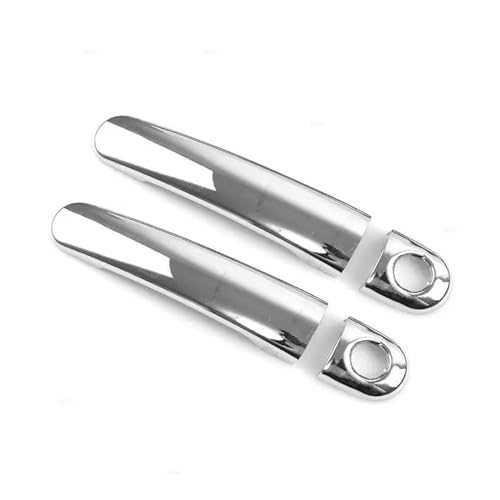 Für VW Für Golf 4 Für Jetta Für Bora MK4 Für Rabbit A4 1J Für B5 Für Polo Für Lupo 1996–2006 Auto-Styling Außentürgriffabdeckungen Verkleidung(Silber,1) von MZEER