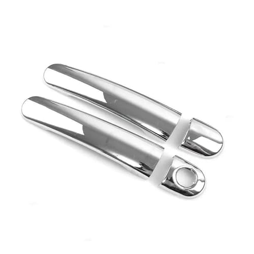 Für VW Für Golf 4 Für Jetta Für Bora MK4 Für Rabbit A4 1J Für B5 Für Polo Für Lupo 1996–2006 Auto-Styling Außentürgriffabdeckungen Verkleidung(Silber,2) von MZEER