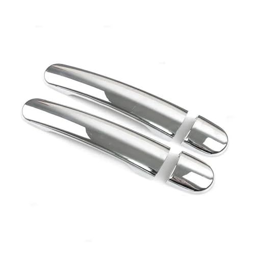 Für VW Für Golf 4 Für Jetta Für Bora MK4 Für Rabbit A4 1J Für B5 Für Polo Für Lupo 1996–2006 Auto-Styling Außentürgriffabdeckungen Verkleidung(Silber,3) von MZEER