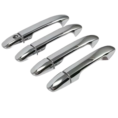 Glänzende Schwarze Autotürgriffabdeckung Zubehöraufkleber Für Für Für Vito W447 Für Metris Für Valente V-Klasse 2014–2020(Silber) von MZEER