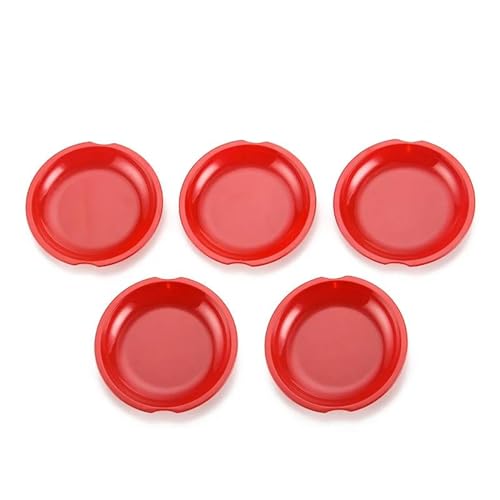 MZEER ABS Auto Türgriff Schüssel Abdeckungen Für Jeep Für Wrangler JK 2007-2017 Außen Teile Dekoration 2/4 Tür Zubehör(Red,4 door) von MZEER