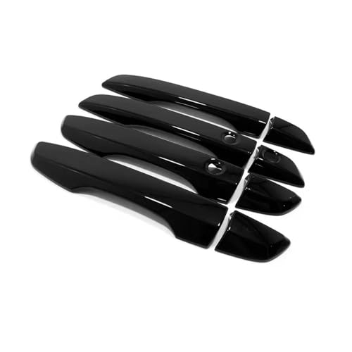 MZEER ABS Carbon Fiber Außen Zubehör RHD Türgriff Abdeckung Für Civic 10Th Für Gen 2016 2017 2018 2019 2020(ABS Black) von MZEER